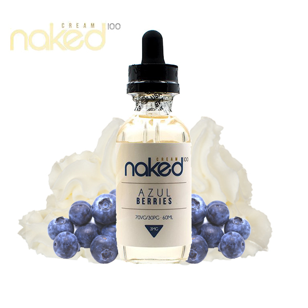 E Liquido Naked 100 Cream Azul Berries Luxuryvaping