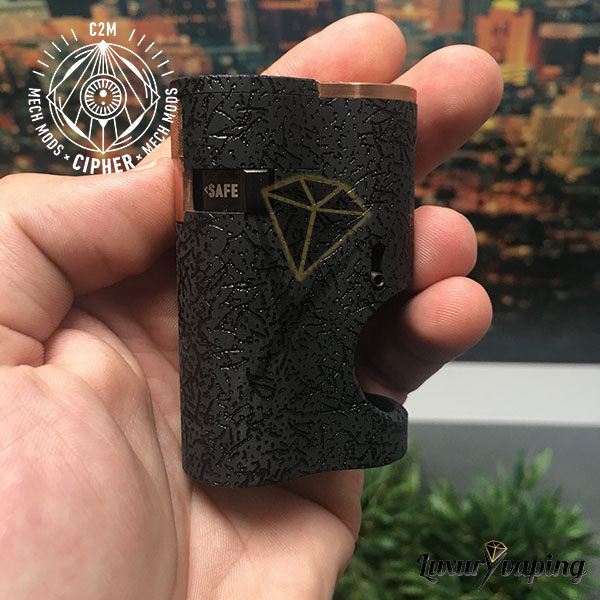 Gammon Bf Limited Edition Black Delrin Engraved Cipher Mods